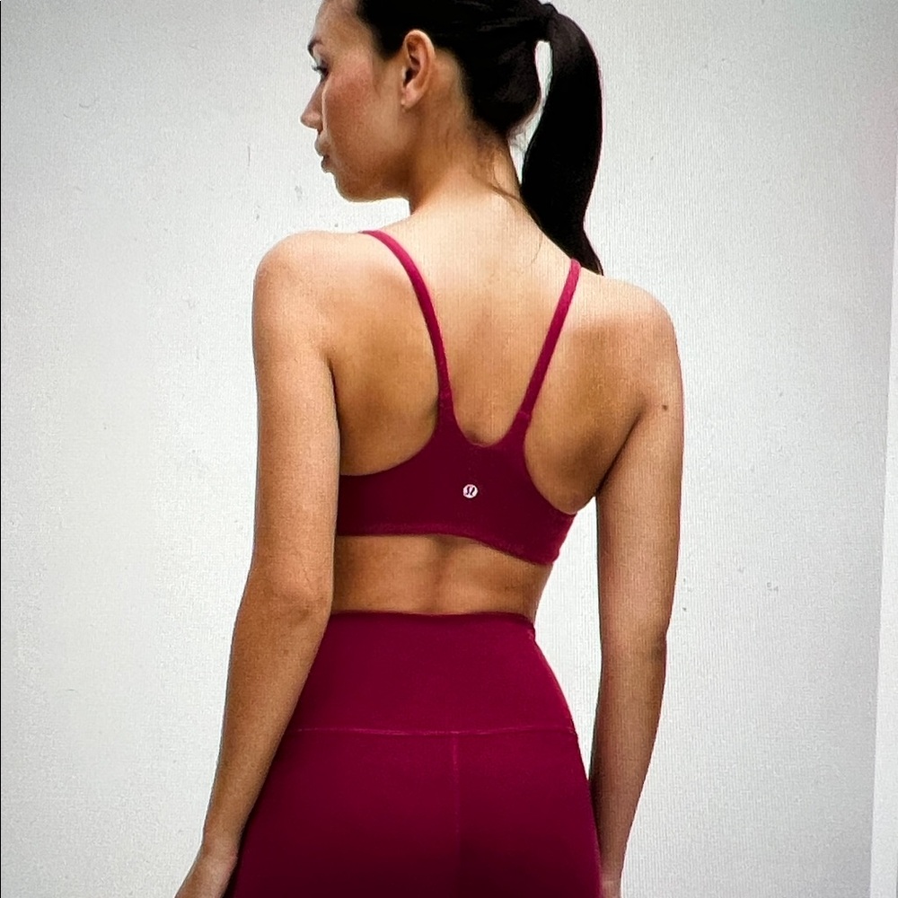 Lululemon Wunder Train Strappy Racer Bra light support sz 10 in C/D and A/B cup - Picture 6 of 9